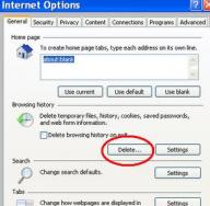 Ako odstrániť históriu v programe Internet Explorer