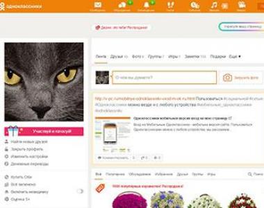 Odnoklassniki - मेरा पेज