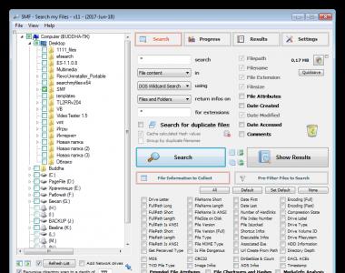 File search engine.  CHidden File Finder.  A program to find hidden files and folders.  Using search masks